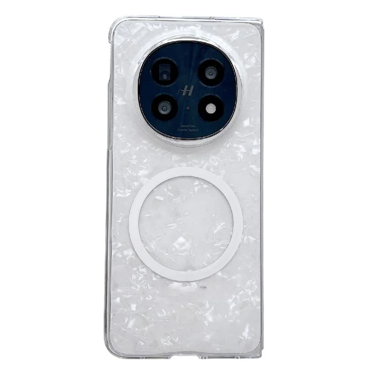 Pearlescent Shell Texture MagSafe Phone Case, For OPPO Find N5, For OPPO Find N3 Flip