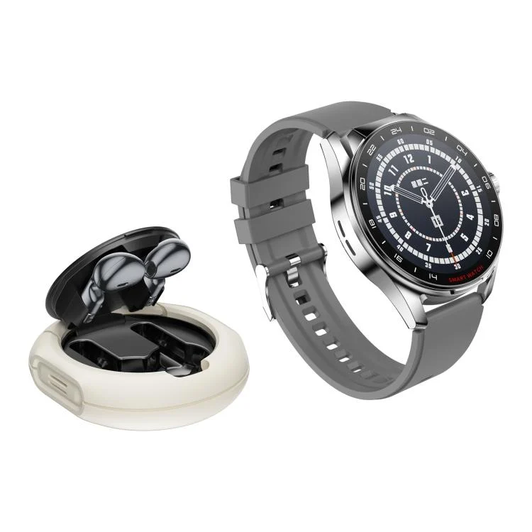 EDA007802801A_1.webp D9 1.46 inch 2 in 1 Bluetooth Earphone Smart Watch, Support Bluetooth Call / NFC / Heart Rate - Image 20