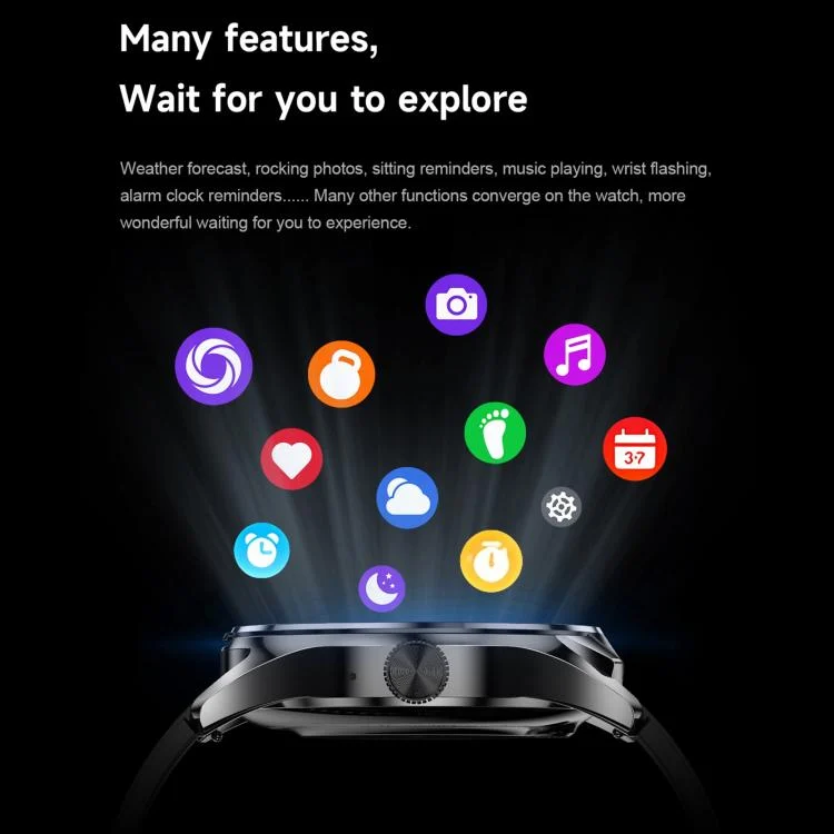 EDA0078028_B16.webp D9 1.46 inch 2 in 1 Bluetooth Earphone Smart Watch, Support Bluetooth Call / NFC / Heart Rate - Image 17