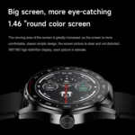D9 1.46 inch 2 in 1 Bluetooth Earphone Smart Watch, Support Bluetooth Call / NFC / Heart Rate - Image 4