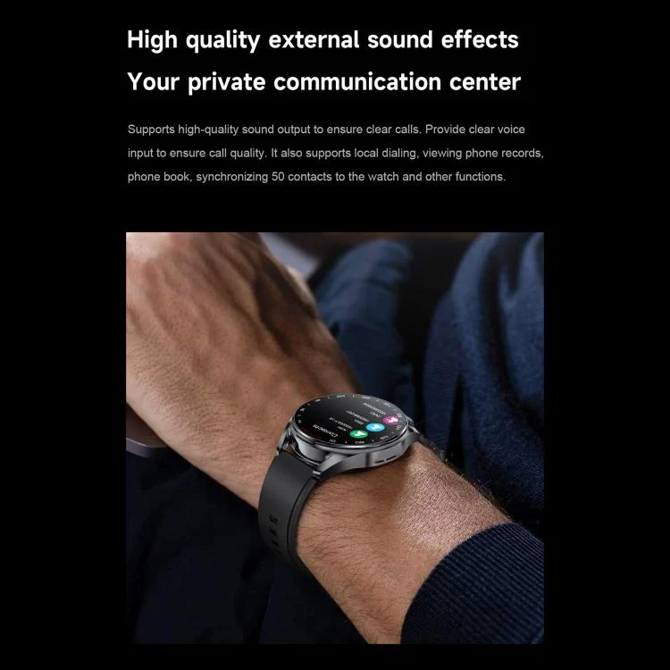 EDA0078028_B6.webp D9 1.46 inch 2 in 1 Bluetooth Earphone Smart Watch, Support Bluetooth Call / NFC / Heart Rate - Image 7