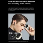 D9 1.46 inch 2 in 1 Bluetooth Earphone Smart Watch, Support Bluetooth Call / NFC / Heart Rate - Image 9