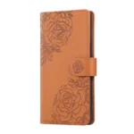 Rose Flower Embossed 3-Card Slots Leather Phone Case, For OPPO Reno12 F 4G / 5G, For OPPO A3 Pro 5G India, For OPPO Reno12 Pro 5G Global, For OPPO Reno12 5G Global - Image 2