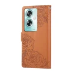 Rose Flower Embossed 3-Card Slots Leather Phone Case, For OPPO A79 5G, For OPPO A59 5G Global, For OPPO A5 Pro 5G Global, For OPPO Reno13 Pro 5G Global - Image 3