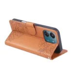 Rose Flower Embossed 3-Card Slots Leather Phone Case, For Redmi 13C 4G / 5G / Poco C65, For Redmi Note 13R Pro, For Redmi Note 13 Pro 5G, For Redmi 12 4G / 5G / Note 12R - Image 5