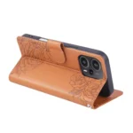 Rose Flower Embossed 3-Card Slots Leather Phone Case, For Redmi Note 12 Turbo / Poco F5, For Redmi Note 11S / 12S 4G Global, For Redmi Note 11 Pro 4G / 5G Global, For Redmi Note 12 4G Global - Image 5