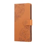 Rose Flower Embossed 3-Card Slots Leather Phone Case, For Redmi Note 12 Pro+, For Redmi Note 12 Pro 5G, For Redmi 11A 4G Global, For Redmi Note 11S 5G / 11T 5G Global - Image 2