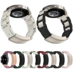 Folding Magnetic Buckle Stainless Steel Rubber Watch Band - Image 2