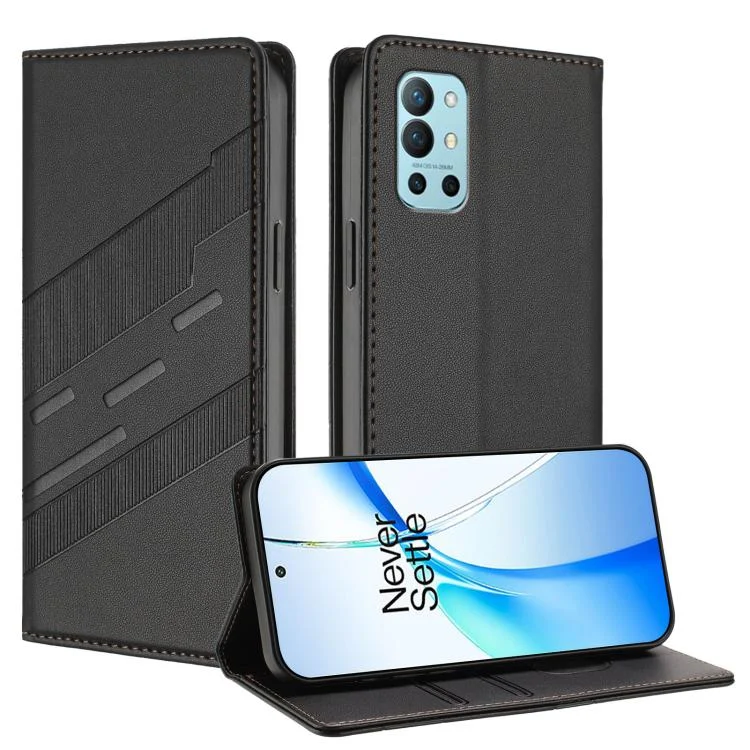 EDA007813606A.webp Embossed Multi-functional Wallet Retro Leather Phone Case, For OnePlus 9R, For OnePlus Nord CE - Image 1