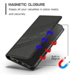 Embossed Multi-functional Wallet Retro Leather Phone Case, For OnePlus 12, For OnePlus Nord CE3 - Image 5
