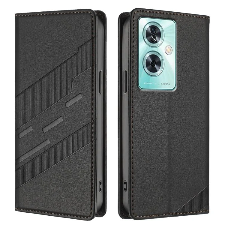 EDA007813625A_1.webp Embossed Multi-functional Wallet Retro Leather Phone Case, For OnePlus Nord N30 SE, For OnePlus 12R - Image 2