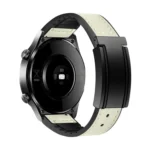 T-Shaped Fold Magnetic Buckle Silicone PU Watch Band