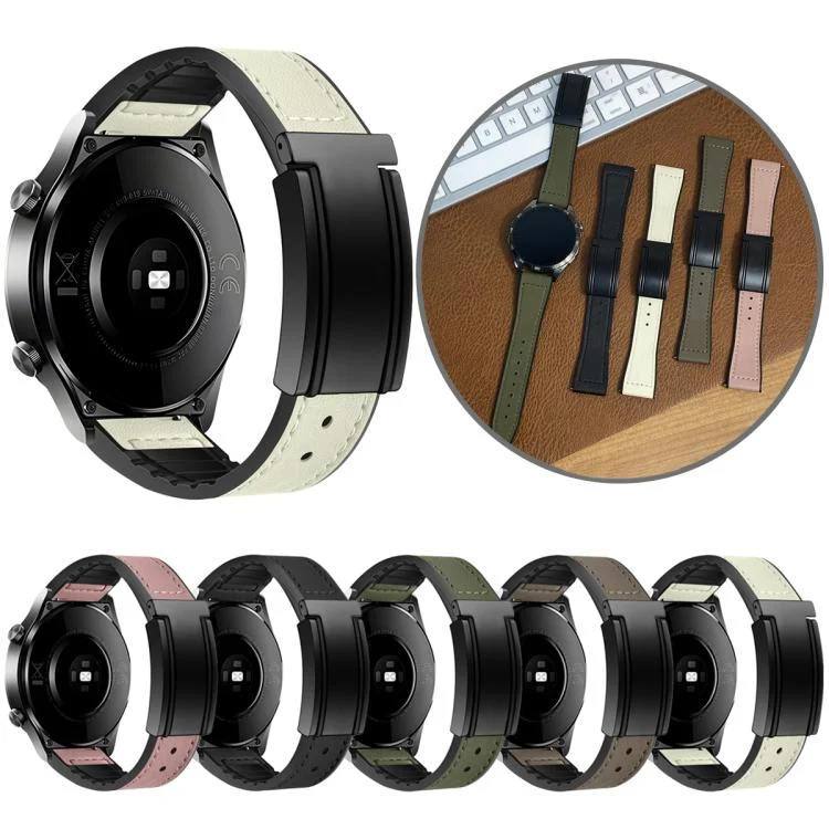 EDA0078137_B1.webp T-Shaped Fold Magnetic Buckle Silicone PU Watch Band - Image 2