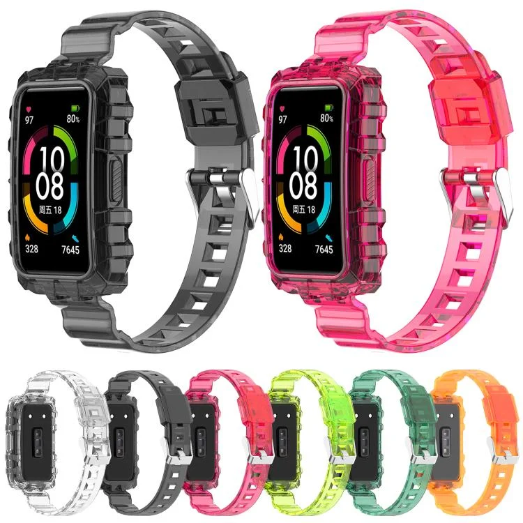 EDA0078162_B1.webp Integrated Transparent Silicone Watch Band - Image 2
