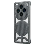 Hollow Carbon Fiber Rotating Bracket MagSafe Phone Case, For vivo X100s, For vivo X100 Ultra, For vivo X100, For vivo iQOO 12 Pro, For vivo iQOO 12
