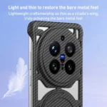 Hollow Carbon Fiber Rotating Bracket MagSafe Phone Case, For vivo iQOO Neo10, For vivo iQOO 13, For vivo X200, For vivo X200 Pro mini, For vivo X200 Pro, For vivo X100 Pro / X100s Pro - Image 3