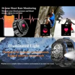 LF37 2.1 inch BT Call Smart Watch, Support Blood Oxygen / Heart Rate / Female Menstrual - Image 3
