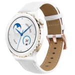 Rose Gold Buckle Leather Watch Band
