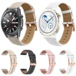 Rose Gold Buckle Leather Watch Band - Image 2