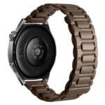 I-shaped Three-piece Leather Magnetic Watch Band
