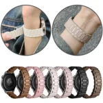 I-shaped Three-piece Leather Magnetic Watch Band - Image 3