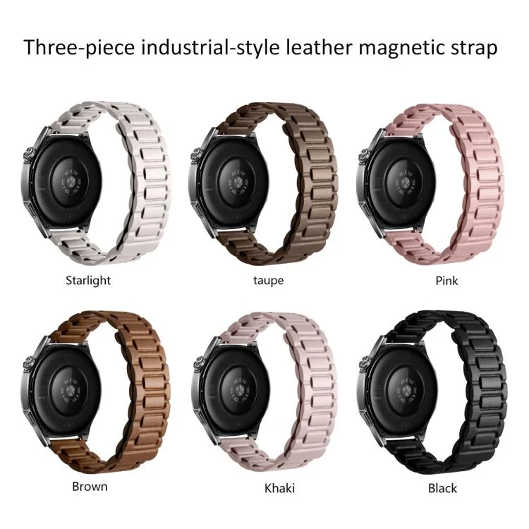 EDA0078250_B3.webp I-shaped Three-piece Leather Magnetic Watch Band - Image 4
