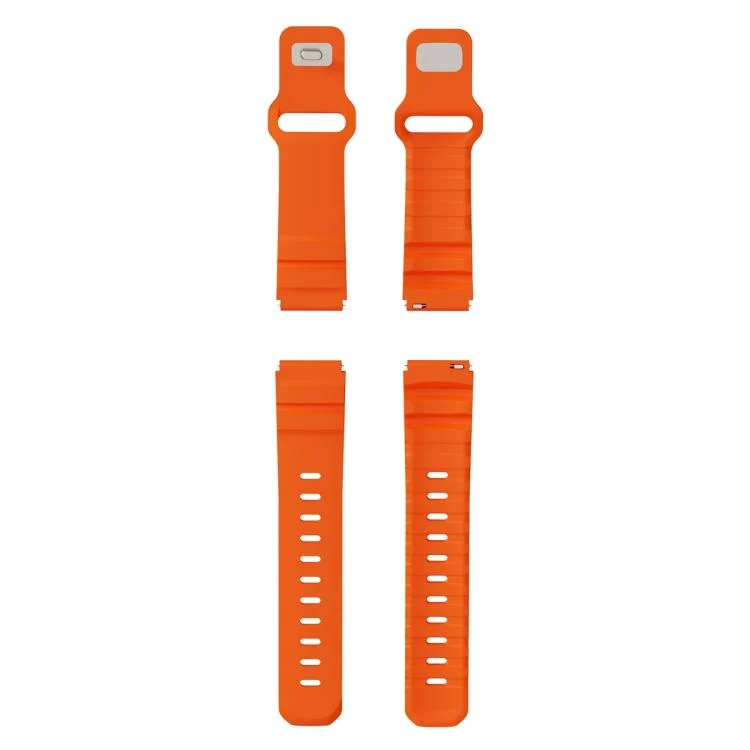 EDA007829701A_3.webp Solid Color Reverse Buckle Fluororubber Watch Band - Image 7