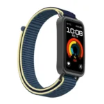 Metal Connector Nylon Loop Hook and Loop Fastener Watch Band