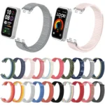 Metal Connector Nylon Loop Hook and Loop Fastener Watch Band - Image 2