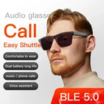 E10 Smart Audio Bluetooth Glasses, Style: Button Style - Image 2