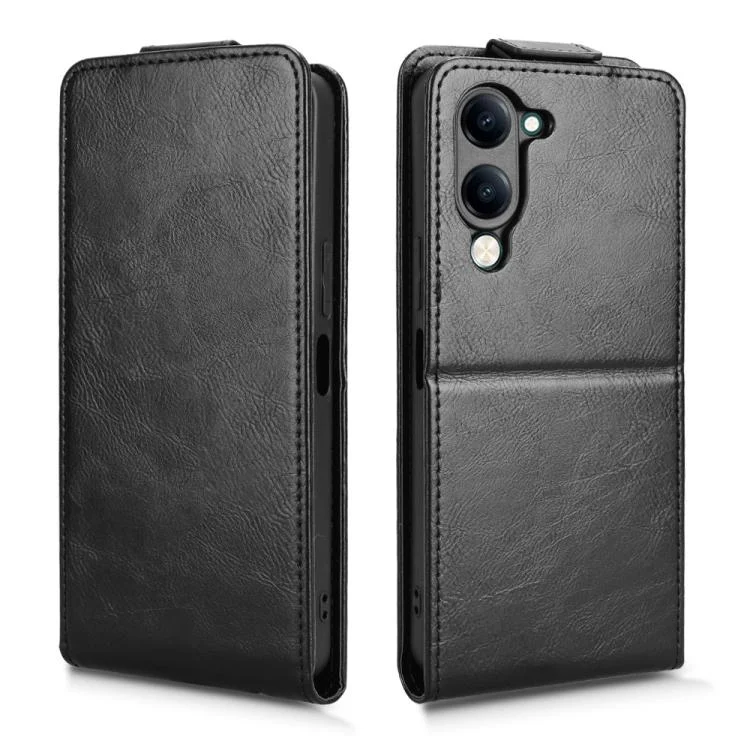 EDA007846203A_1.webp Magnetic Vertical Flip Leather Phone Case with Buckle, For vivo Y04 4G / Y29s 5G - Image 2