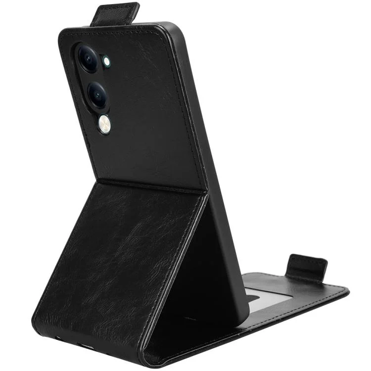 EDA007846203A_3.webp Magnetic Vertical Flip Leather Phone Case with Buckle, For vivo Y04 4G / Y29s 5G - Image 4