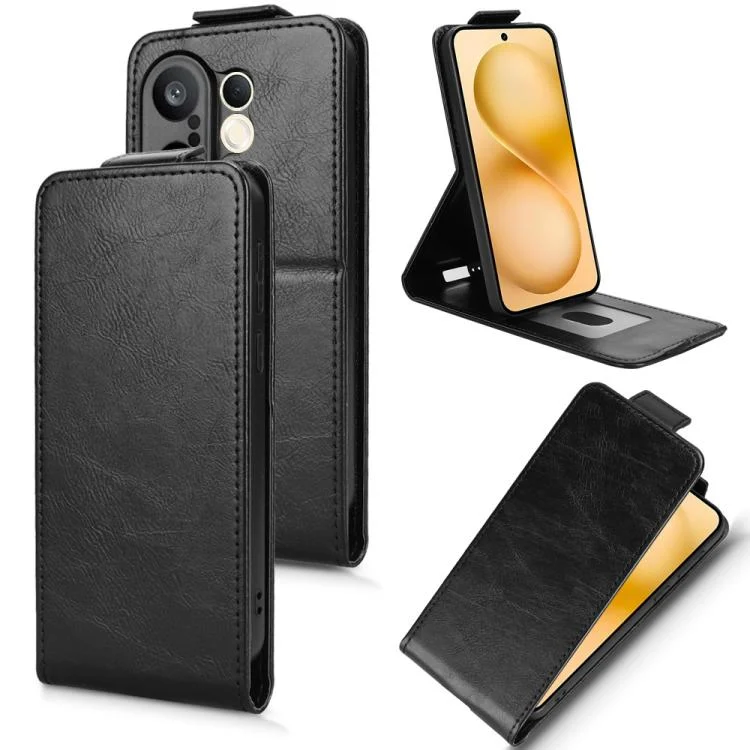 Magnetic Vertical Flip Leather Phone Case with Buckle, For vivo X200 FE / S30 Pro mini, For vivo X200s 5G, For vivo Y300 Pro 5G / iQOO Z10 5G India, For vivo Y39 5G / Y300i...