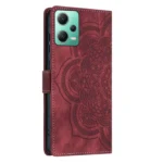 Mandala Embossed Retro Frosted Leather Phone Case, For Xiaomi Poco X5 Pro, For Xiaomi Poco X5 / Redmi Note 12 5G - Image 3