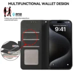 ABEEL Delicate Texture Splicing RFID Leather Phone Case, For Redmi 15C 4G 171.5mm / Poco C85 4G, For Redmi 15C 4G EU / 15C 5G 173.1mm, For Redmi 13X - Image 4