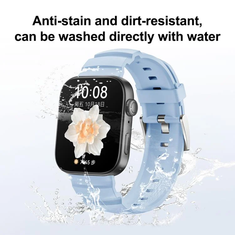 EDA0078591_B5.webp Silver Buckle Silicone Watch Band - Image 6