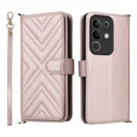 Multifunctional 6-Card Slots Leather Phone Case with Wrist Strap, For vivo Y29 4G / T4x 5G, For vivo Y04 4G / Y29s 5G, For vivo V50 5G, For vivo V40 Lite 4G / 5G IDN / Y300 5G...