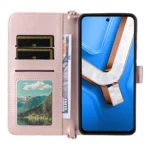 Multifunctional 6-Card Slots Leather Phone Case with Wrist Strap, For vivo Y29 4G / T4x 5G, For vivo Y04 4G / Y29s 5G, For vivo V50 5G, For vivo V40 Lite 4G / 5G IDN / Y300 5G... - Image 4