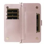 Multifunctional 6-Card Slots Leather Phone Case with Wrist Strap, For vivo Y29 4G / T4x 5G, For vivo Y04 4G / Y29s 5G, For vivo V50 5G, For vivo V40 Lite 4G / 5G IDN / Y300 5G... - Image 5
