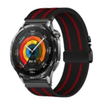 Parachute Buckle Stripe Nylon Elastic Braided Watch Band