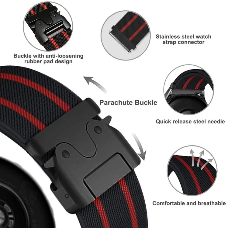 EDA0078602_B4.webp Parachute Buckle Stripe Nylon Elastic Braided Watch Band - Image 5