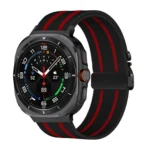 Parachute Buckle Stripe Nylon Elastic Braided Watch Band