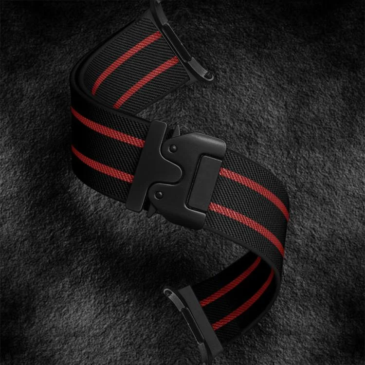EDA007860401A_2.webp Parachute Buckle Stripe Nylon Elastic Braided Watch Band - Image 7