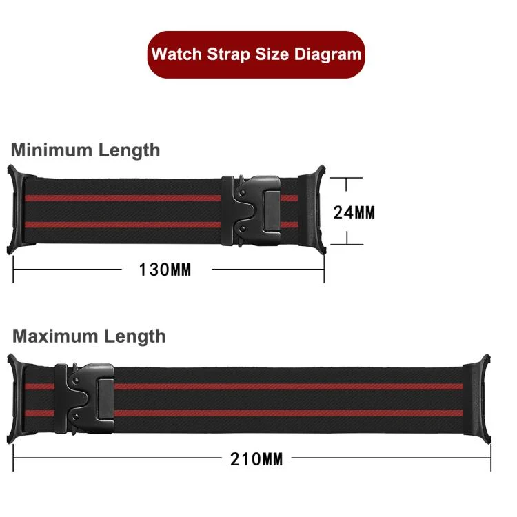 EDA0078604_B3.webp Parachute Buckle Stripe Nylon Elastic Braided Watch Band - Image 4