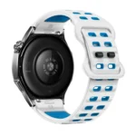 Double-row Hole Studded Buckle Silicone Watch Band - Image 5