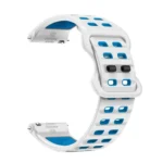 Double-row Hole Studded Buckle Silicone Watch Band - Image 6