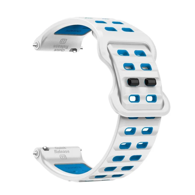 EDA007861201A_2.webp Double-row Hole Studded Buckle Silicone Watch Band - Image 6