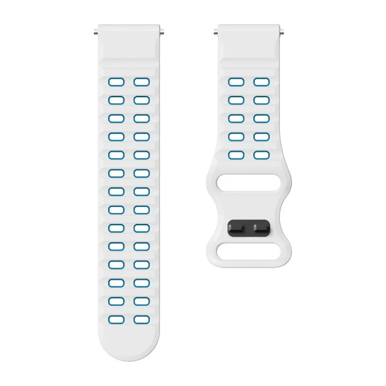 EDA007861201A_3.webp Double-row Hole Studded Buckle Silicone Watch Band - Image 7