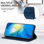 Retro Elephant Embossed Leather Phone Case, For Redmi Note 14 4G 164.84mm, For Redmi Note 14 4G 163.25mm, For Redmi Note 14 Pro / 14 Pro+ 5G, For Redmi 14C 4G - Image 4