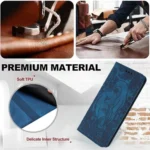 Retro Elephant Embossed Leather Phone Case, For Redmi Note 14 4G 164.84mm, For Redmi Note 14 4G 163.25mm, For Redmi Note 14 Pro / 14 Pro+ 5G, For Redmi 14C 4G - Image 5